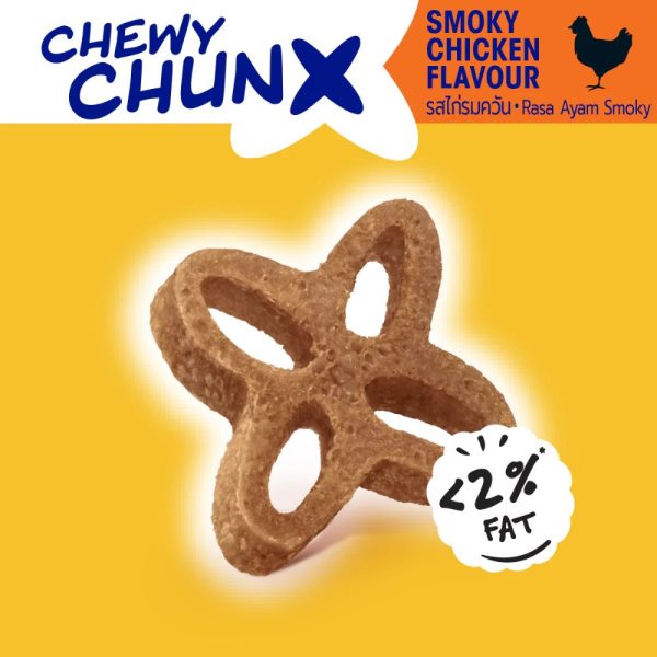 10% OFF: Pedigree Dentastix Chewy Chunx Smoky Chicken Dental Dog Treats 68g on Sale