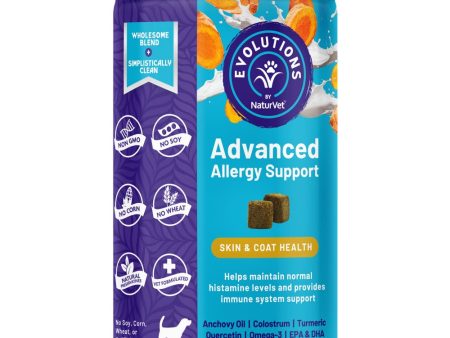 15% OFF (Exp May 25):  NaturVet Evolutions Advanced Allergy Support Supplement Chews For Dogs 90ct Discount