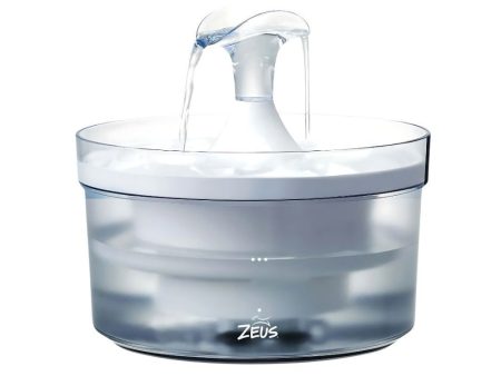 Zeus Fresh & Clear Water Fountain With Waterfall Spout 1.5L Fashion