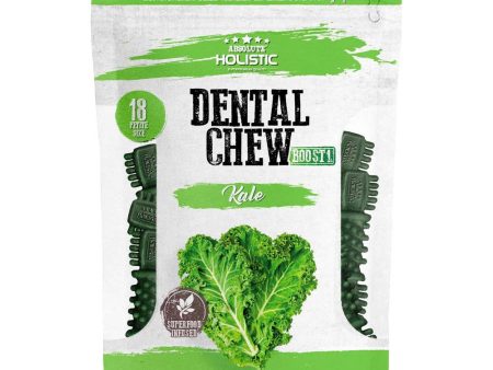 2 FOR $12.80: Absolute Holistic Boost Kale Petite Grain-Free Dental Dog Chews 160g on Sale