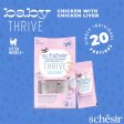 Schesir Baby Thrive High Calorie Chicken With Chicken Liver Pouch Supplement Cat Food 160g Hot on Sale