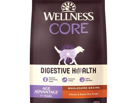 20% OFF: Wellness CORE Digestive Health Age Advantage Chicken & Brown Rice Senior Dry Dog Food Supply