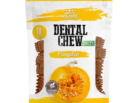 2 FOR $12.80: Absolute Holistic Boost Pumpkin Petite Grain-Free Dental Dog Chews 160g Online Hot Sale