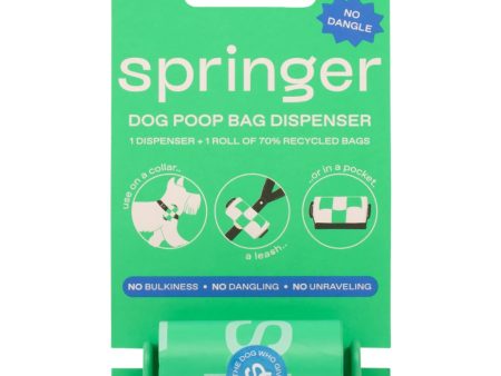 Springer Dog Poop Bag Dispenser With Roll Cheap