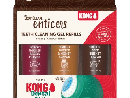 15% OFF: TropiClean Enticers Teeth Cleaning Gel Refills 3pc For Discount