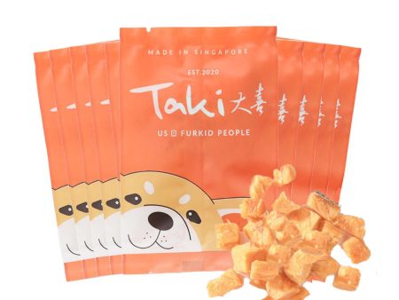 Taki Faroe Island Salmon Grain-Free Freeze-Dried Treats For Cats & Dogs (10 Packets) 90g Supply