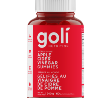 Goli Nutrition Apple Cider Vinegar Gummies 60 Gummies Cheap