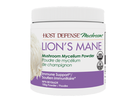 Host Defense Lion s Mane Mycelium Powder 100g Sale