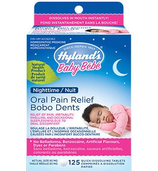 Hyland s Baby Oral Pain Relief Nighttime 125 Tablets Online Sale