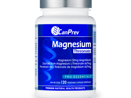 CanPrev Magnesium Threonate 120 Vegetarian Capsules For Discount