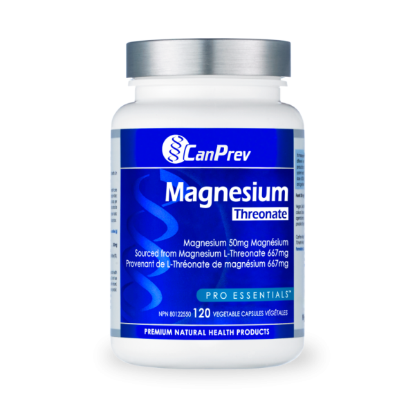 CanPrev Magnesium Threonate 120 Vegetarian Capsules For Discount