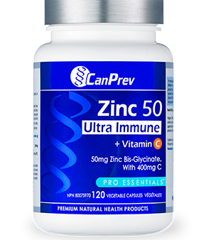 CanPrev Zinc 50 Ultra Immune 120 Vegetarian Capsules Online now