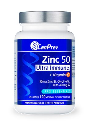 CanPrev Zinc 50 Ultra Immune 120 Vegetarian Capsules Online now