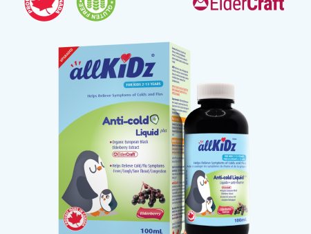 AllKidz Anti-Cold Liquid  (Organic Elderberry) 100ml For Discount