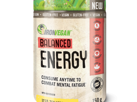 Iron Vegan Balanced Energy Iced Tea Lemonade 150g on Sale