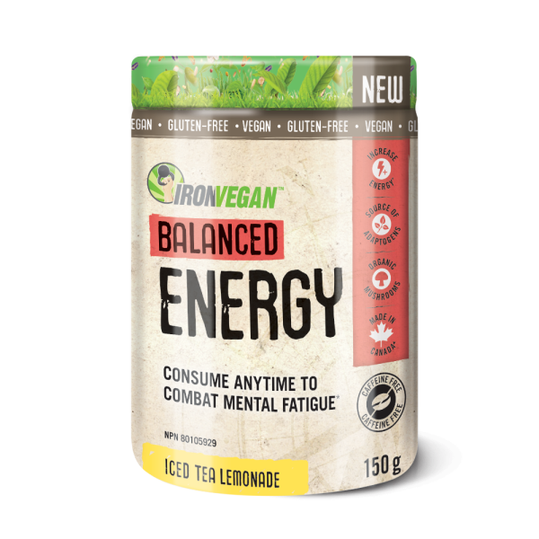 Iron Vegan Balanced Energy Iced Tea Lemonade 150g on Sale