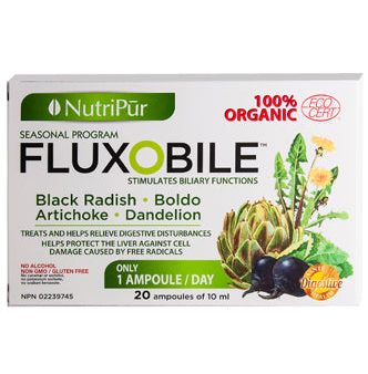 NutriPur Fluxobile 20 Ampoules of 10 mL on Sale