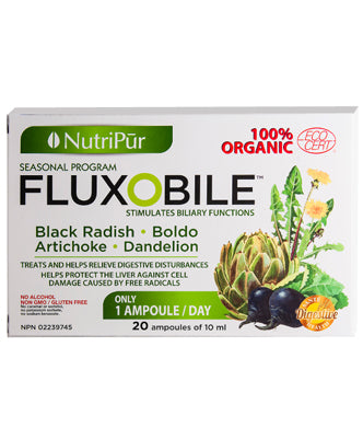 NutriPur Fluxobile 20 Ampoules of 10 mL on Sale