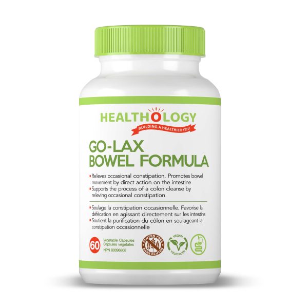 Healthology Go-Lax Bowel Formula 60 Vegetarian Capsules Discount