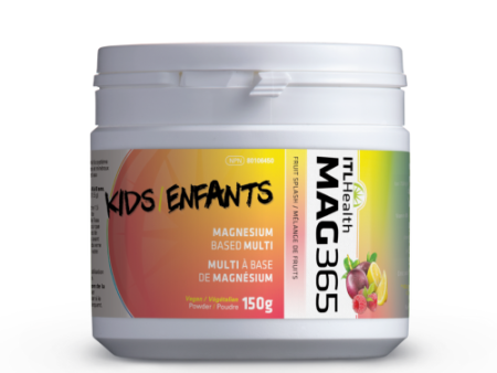 ITL Health MAG365 Kids Magnesium Based Multi Fruit Splash 150g Online now