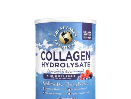 Great Lakes Collagen Mixed Berry Flavour 283g For Discount