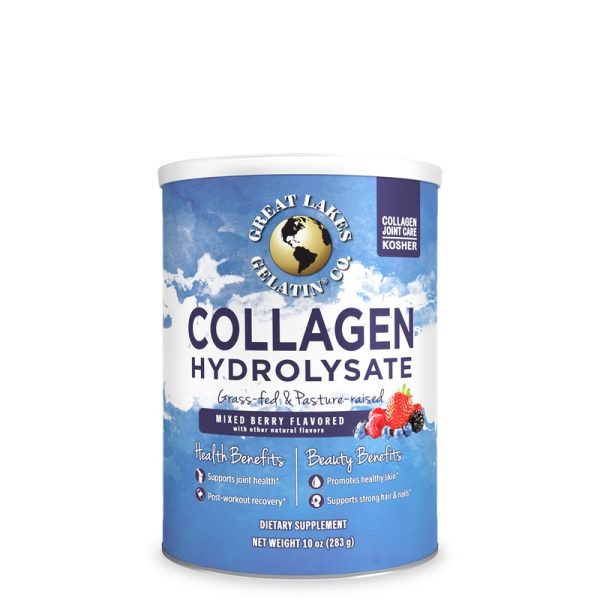 Great Lakes Collagen Mixed Berry Flavour 283g For Discount