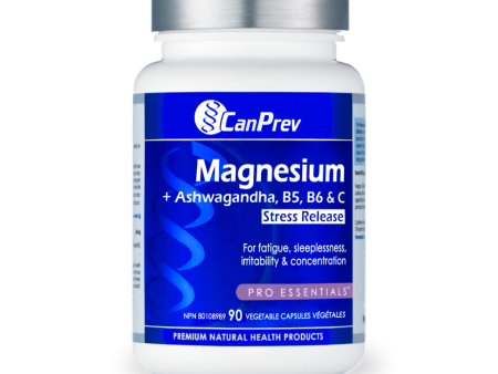 CanPrev Magnesium Stress Release 90 Vegetarian Capsules Hot on Sale