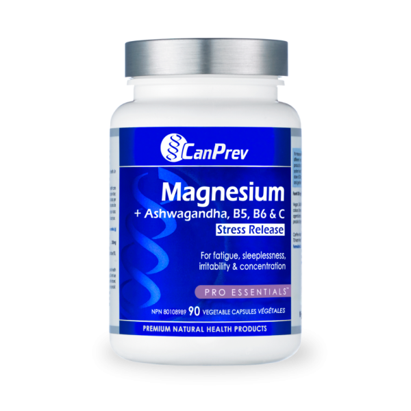 CanPrev Magnesium Stress Release 90 Vegetarian Capsules Hot on Sale