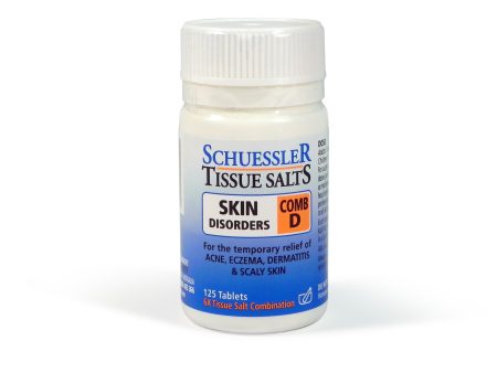 M&P Schuessler Tissue Salts Combination D Skin Disorders 125 Tablets For Sale