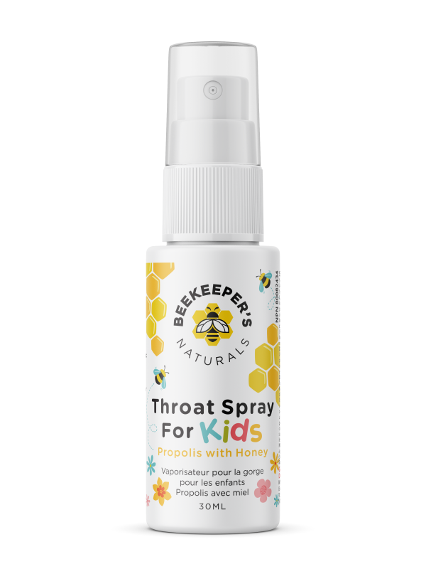 Beekeepers Naturals Throat Relief Spray For Kids 30 ml For Sale