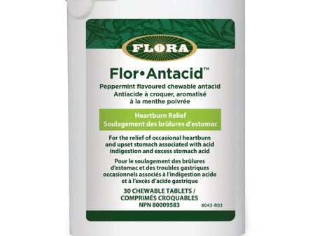 Flora Flor-Antacid Heartburn Relief 30 Chewable Tablets Sale