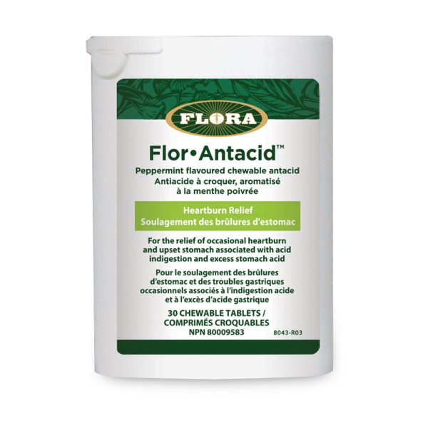 Flora Flor-Antacid Heartburn Relief 30 Chewable Tablets Sale