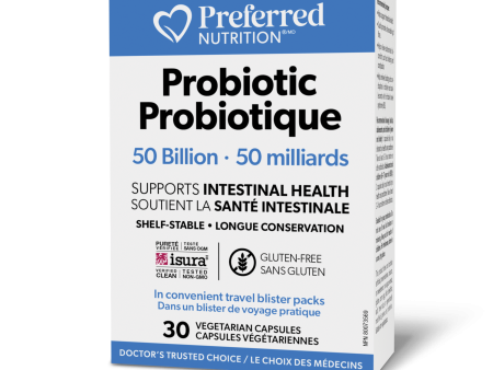 Preferred Nutrition Probiotic 50 Billion 30 Vegetarian Capsules Cheap