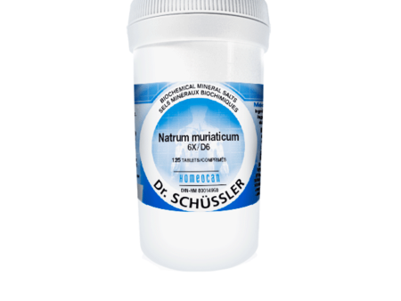 Homeocan Dr. Schussler Natrum Muriaticum 6X 125 Tablets For Discount