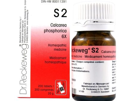 Dr. Reckeweg S2 Calcarea Phosphorica 6X Tablets 20g For Cheap