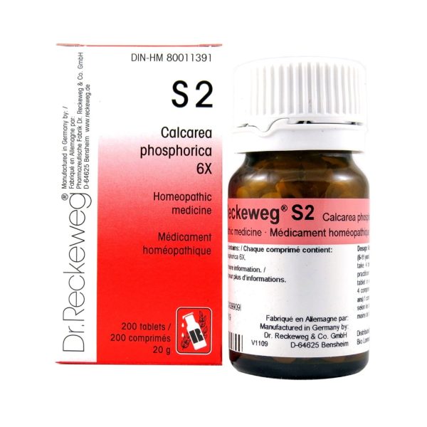 Dr. Reckeweg S2 Calcarea Phosphorica 6X Tablets 20g For Cheap