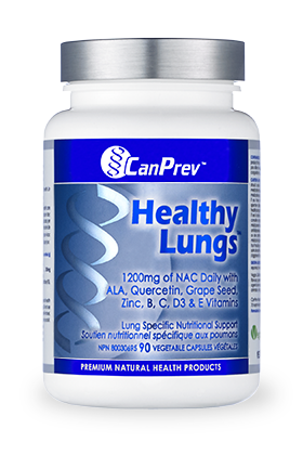 CanPrev Healthy Lungs 90 Vegetarian Capsules Discount