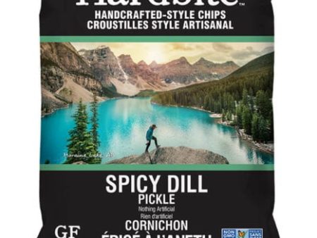 Hardbite Spicy Dill Pickle Potato Chips 128g For Cheap