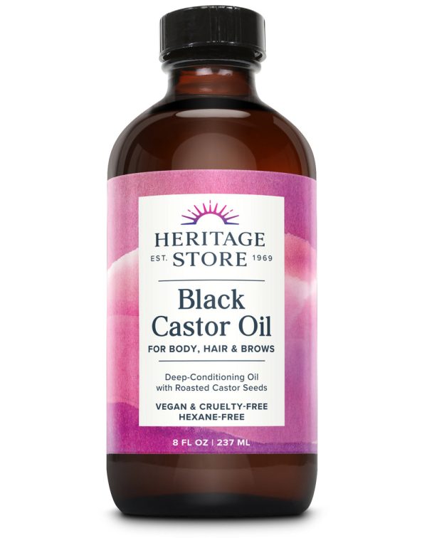 Heritage Store Black Castor Oil 237ml on Sale