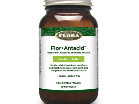 Flora Flor-Antacid Heartburn Relief 90 Chewable Tablets For Cheap