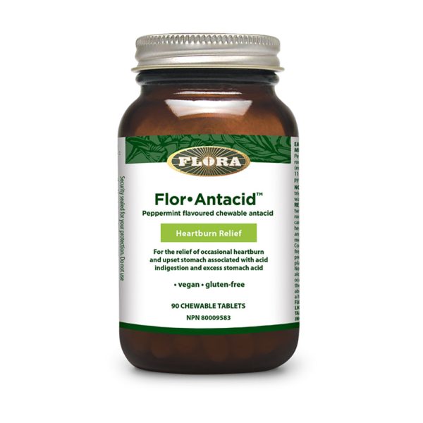 Flora Flor-Antacid Heartburn Relief 90 Chewable Tablets For Cheap