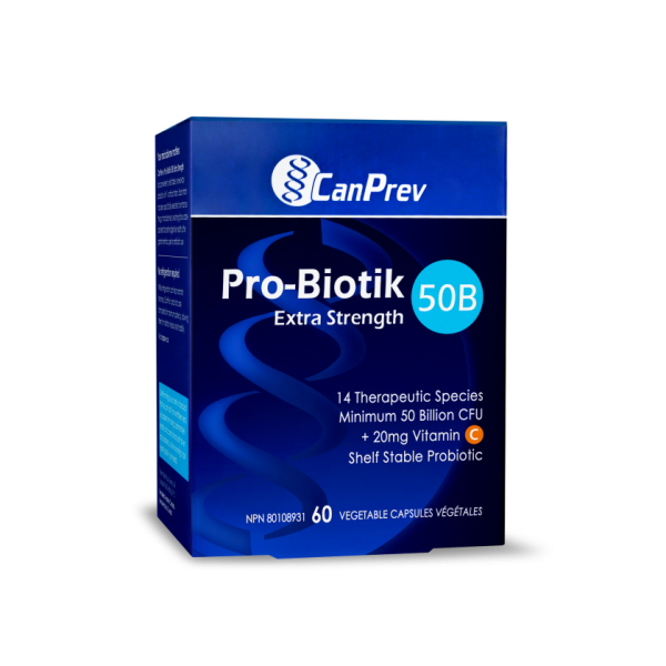 CanPrev Pro-Biotik 50B 60 Vegetarian Capsules Fashion