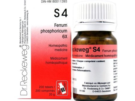 Dr. Reckeweg S4 Ferrum Phosphoricum 3X Tablets 20g For Discount