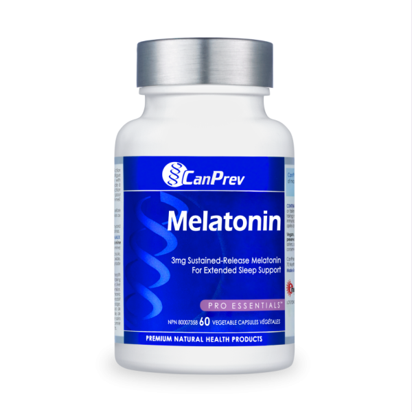 CanPrev Sustained-Release Melatonin 3mg 60 Vegetarian Capsules For Cheap