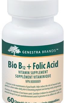 Genestra Bio B12 + Folic Acid 60 Tablets For Sale