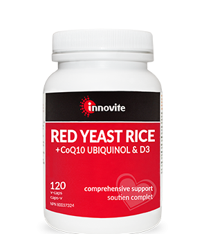 Innovite Red Yeast Rice 120 Vegetarian Capsules (Discontinued: Replaced with CanPrev Red Yeast Rice) Fashion