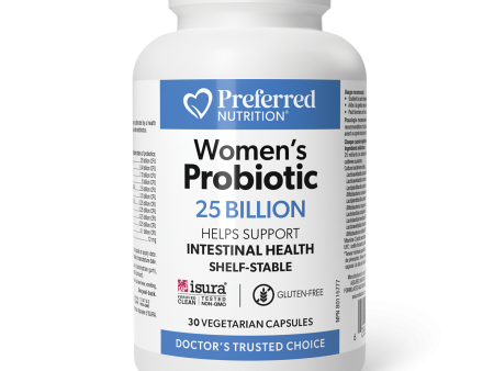 Preferred Nutrition Women’s Probiotic 25 Billion 30 Vegetarian Capsules Online now