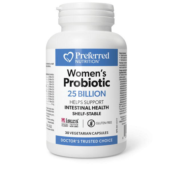 Preferred Nutrition Women’s Probiotic 25 Billion 30 Vegetarian Capsules Online now