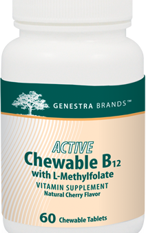 Genestra Active Chewable B12 With L-Methylfolate 60 Tablets Online