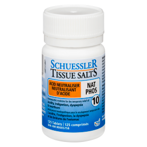 M&P Schuessler Tissue Salts #10 Nat Phos Acid Neutraliser 125 Tablets Discount